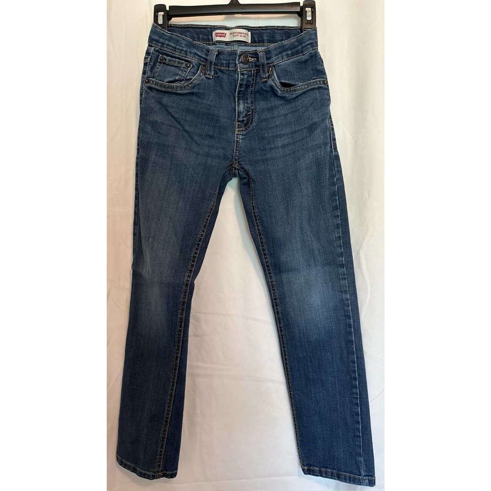 LEVIS 511 Slim Performance 12 Regular, 26x26 Blue Medium Denim Jeans *CLEAN/NICE